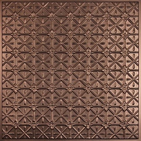 Ceilume Continental 2ft x 2ft Bronze Ceiling Tile V3-CONT-22BBR